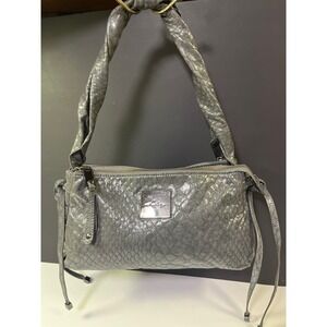 Women's Sisley handbag 3 compartment faux reptile textured